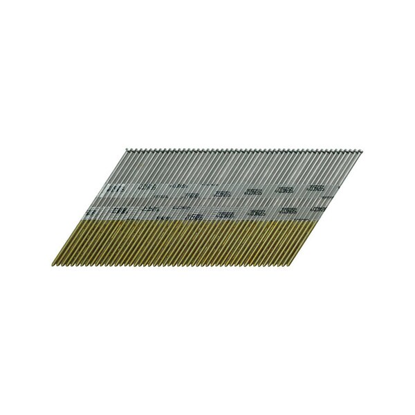 Senco Collated Finishing Nail, 21/2 in L, 15 ga, Bright, Brad Head, 34